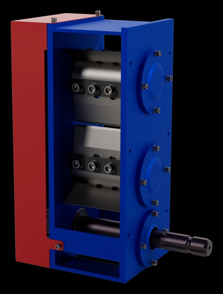 Cutting module of the branch shredder PG-80