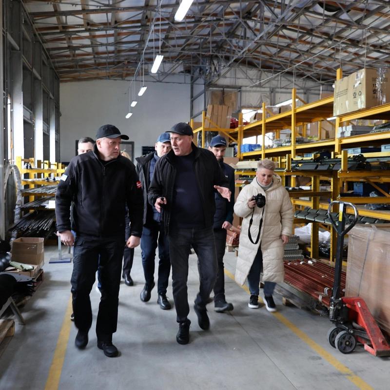 Голова Волинської ОВА Іван Рудницький відвідав виробничі потужності компанії PALCHE